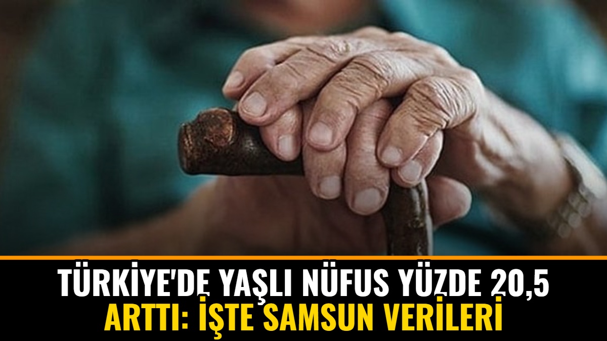 Türkiye'de Yaşlı Nüfus Yüzde 20,5 Arttı: İşte Samsun Verileri